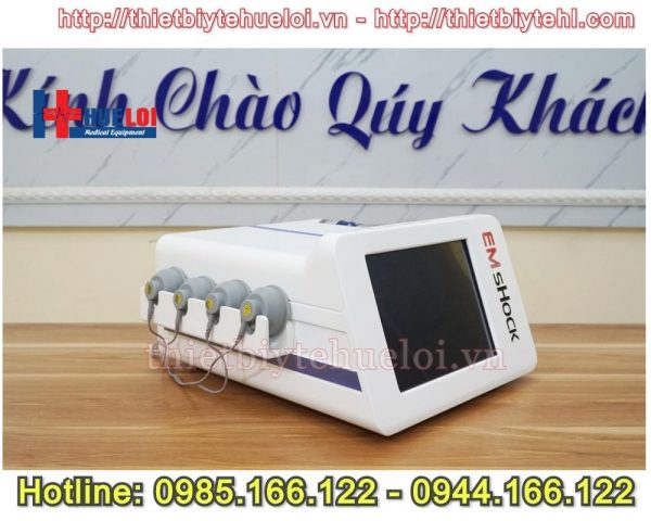 Máy xung kích trị liệu kết hợp điện xung và giác hơi