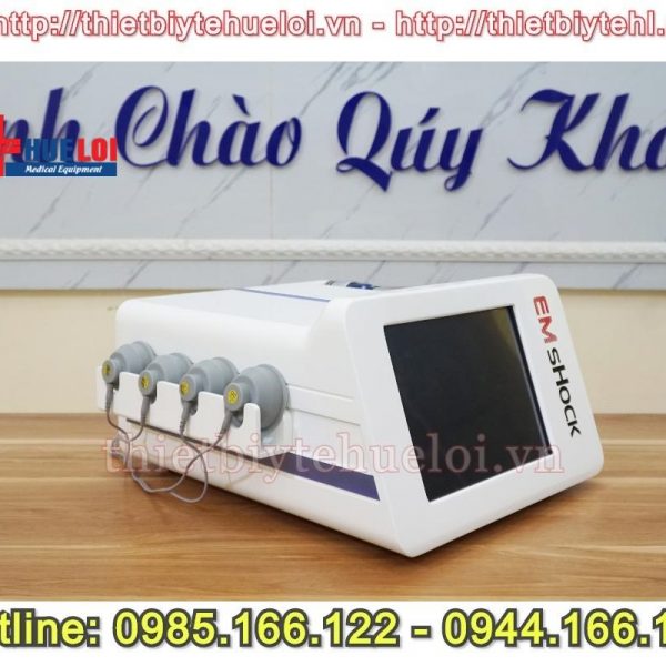 Máy xung kích trị liệu kết hợp điện xung và giác hơi
