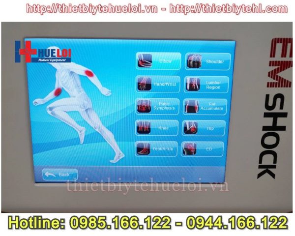 Máy xung kích trị liệu kết hợp điện xung và giác hơi