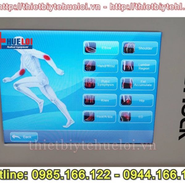 Máy xung kích trị liệu kết hợp điện xung và giác hơi