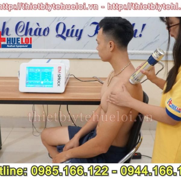 Máy xung kích trị liệu kết hợp điện xung và giác hơi