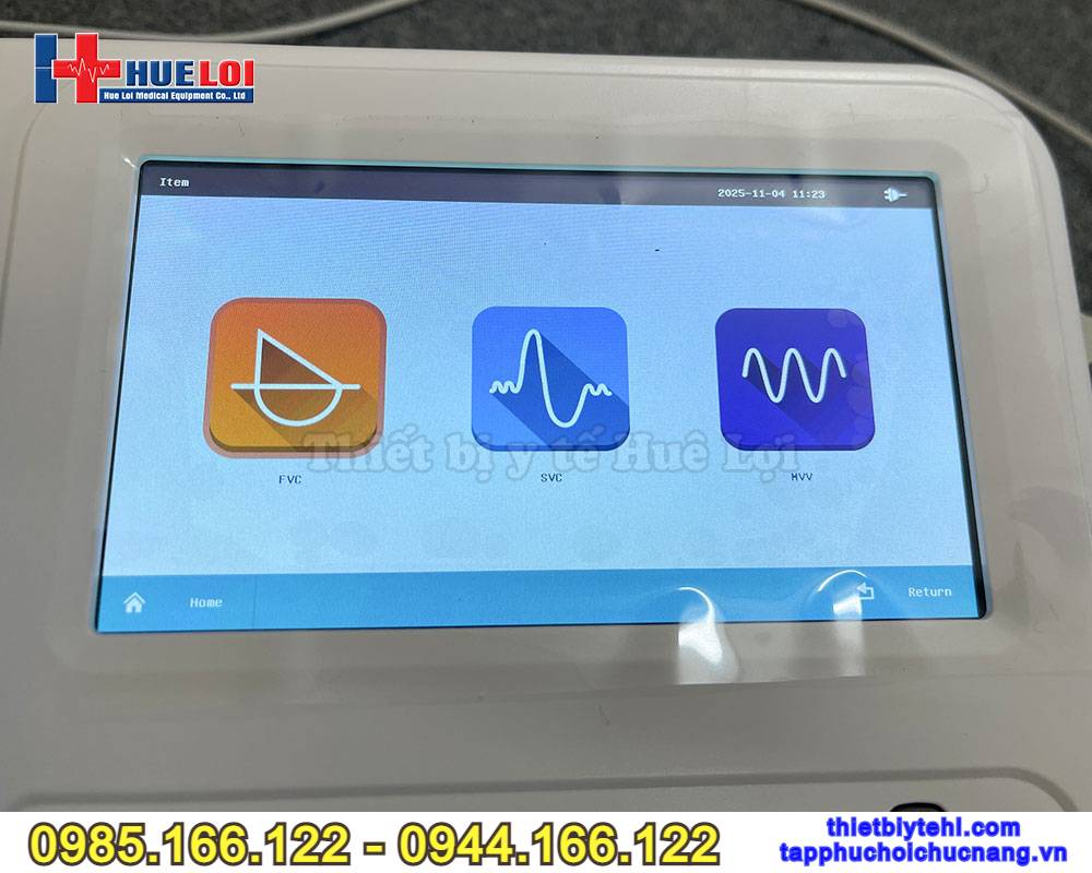 Máy đo chức năng hô hấp để bàn giá rẻ CONTEC SP100