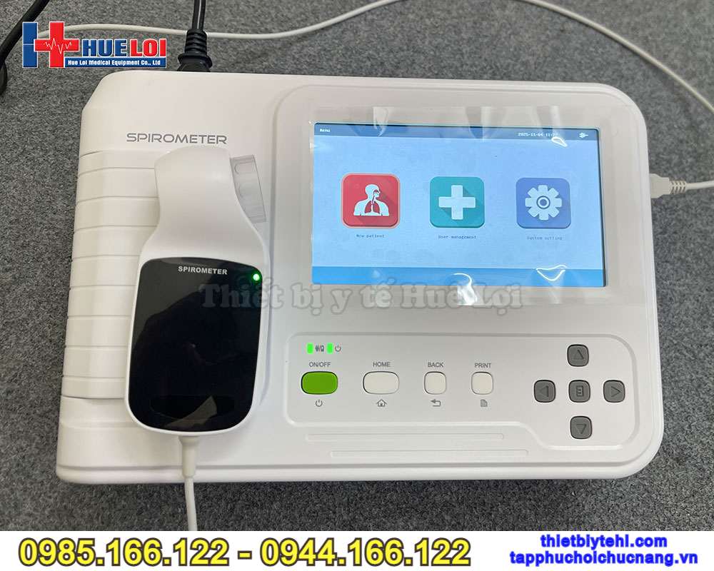 Máy đo chức năng hô hấp để bàn giá rẻ CONTEC SP100