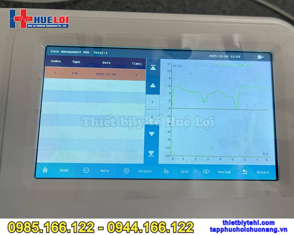 Máy đo chức năng hô hấp để bàn giá rẻ CONTEC SP100