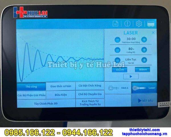 Máy từ trường kết hợp Diode Laser công suất cao