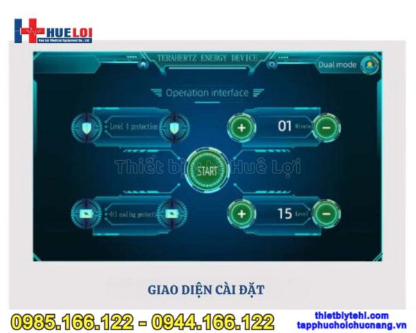 Thiết bị trị liệu bằng sóng Terahertz công suất cao