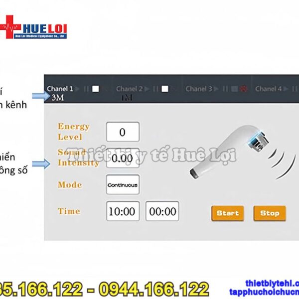 Máy siêu âm trị liệu đa tần HB810B