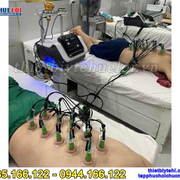 Máy châm cứu không kim - Máy điện châm kèm giác hút