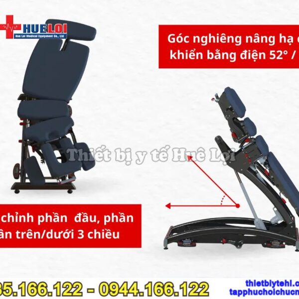 Giường nắn chỉnh tác động cột sốc cao cấp