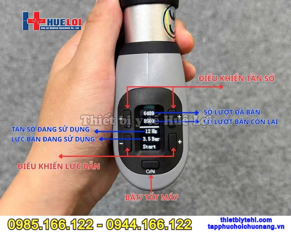 Máy xung kích phân kỳ T-703 lực 12Bar