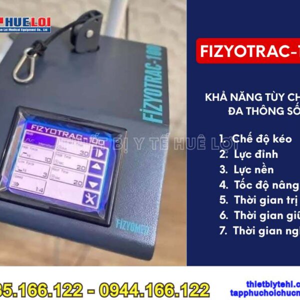 Đầu máy kéo giãn cột sống FIZYOTRAC-100