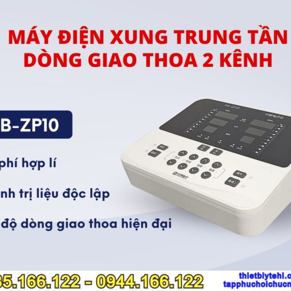 Máy điện xung trung tần giao thoa 2 kênh ZP10